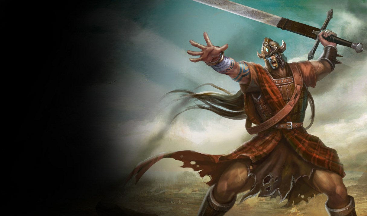 Highland Tryndamere splash art