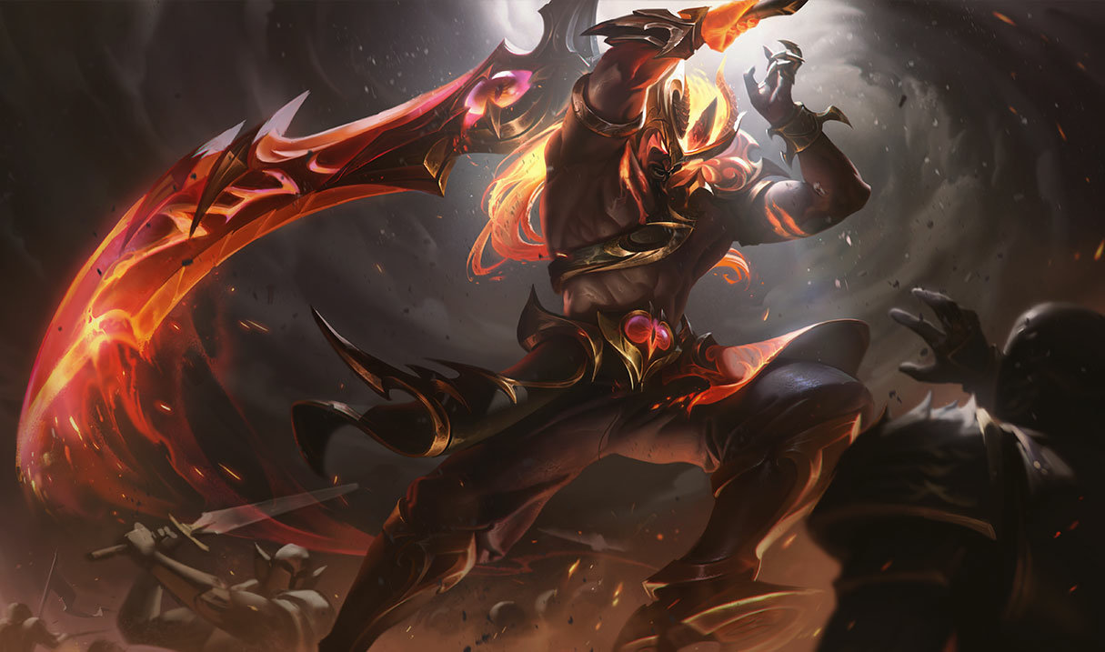 Nightbringer Tryndamere splash art