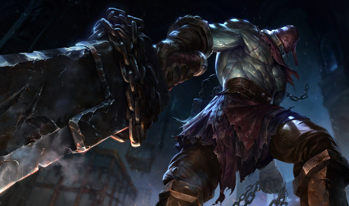 Nightmare Tryndamere splash art