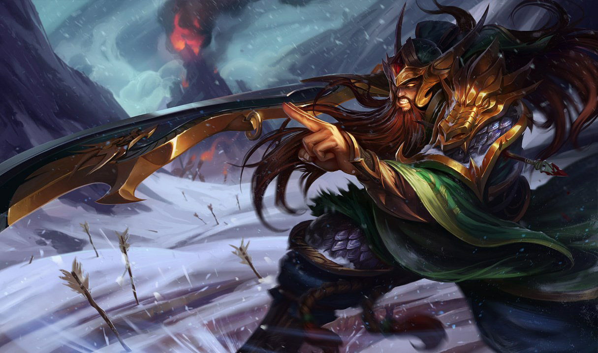 Warring Kingdoms Tryndamere splash art