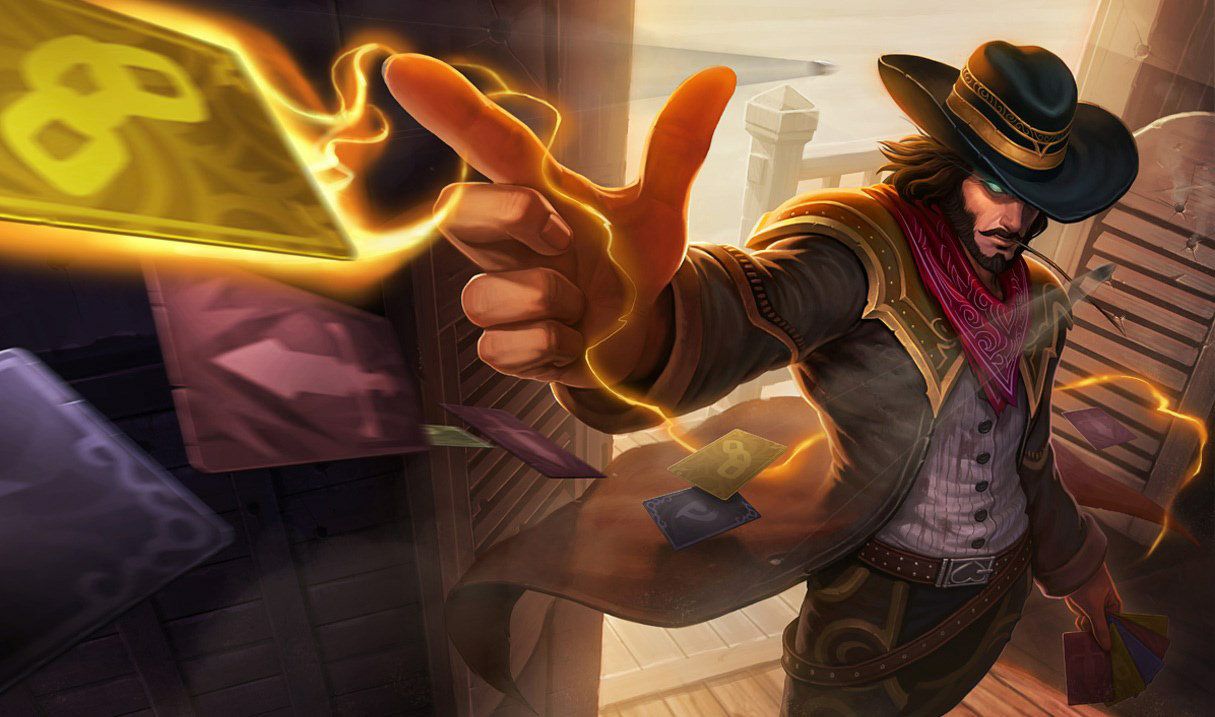 High Noon Twisted Fate splash art