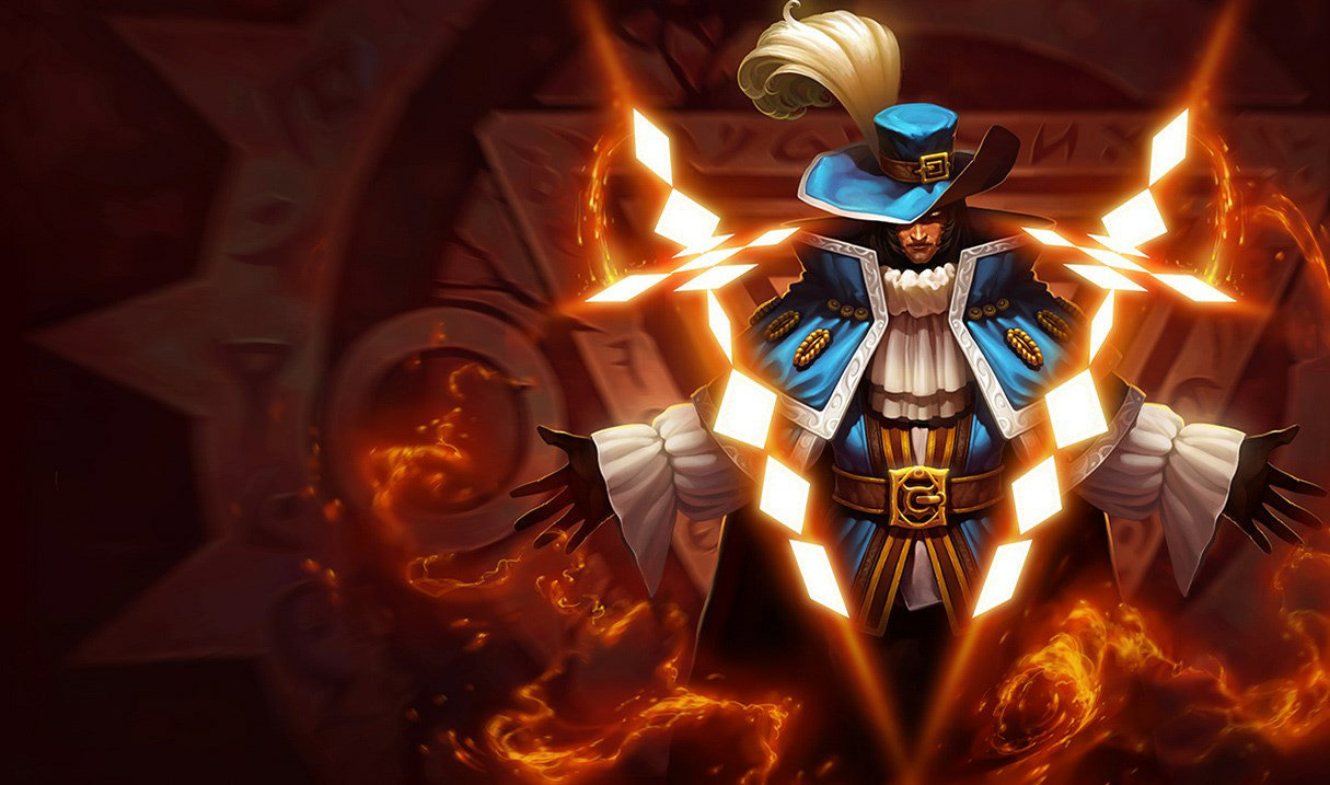 Musketeer Twisted Fate splash art