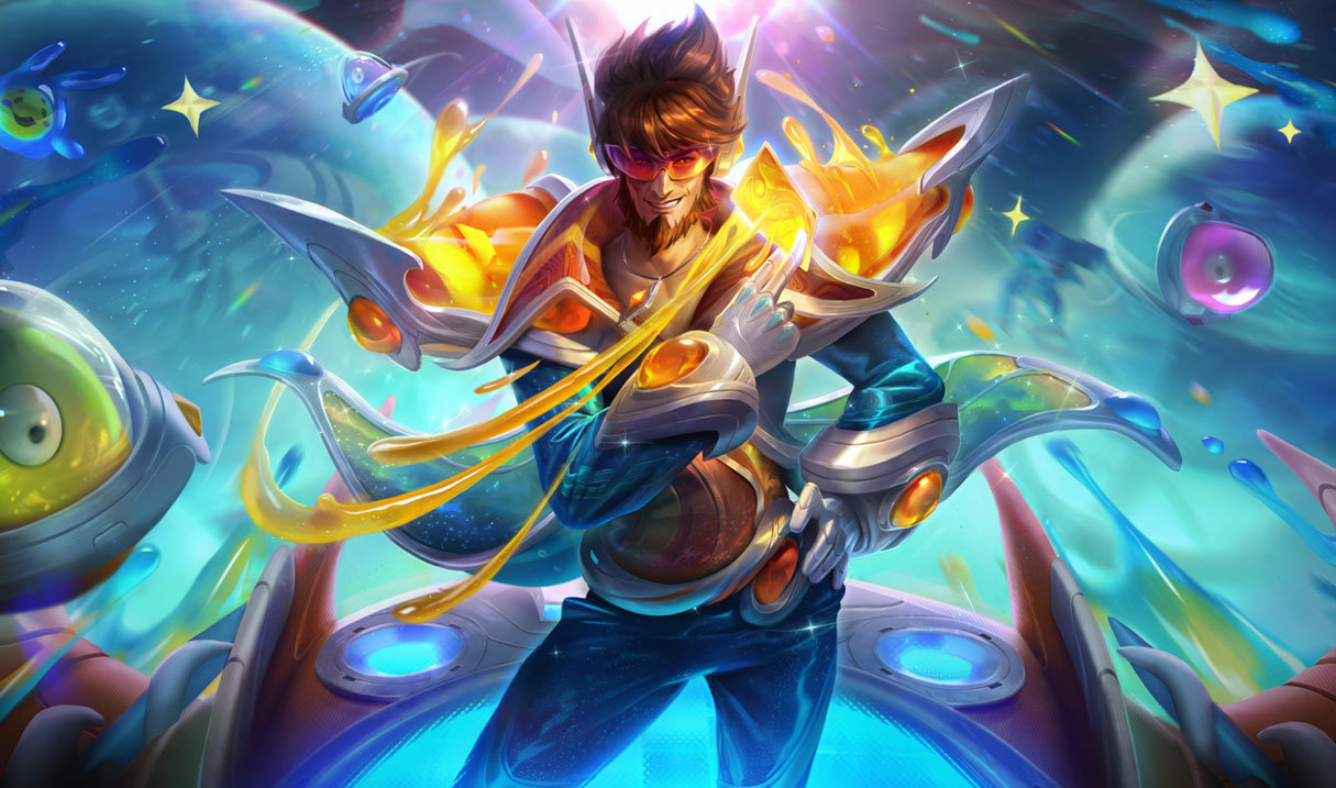 Space Groove Twisted Fate splash art