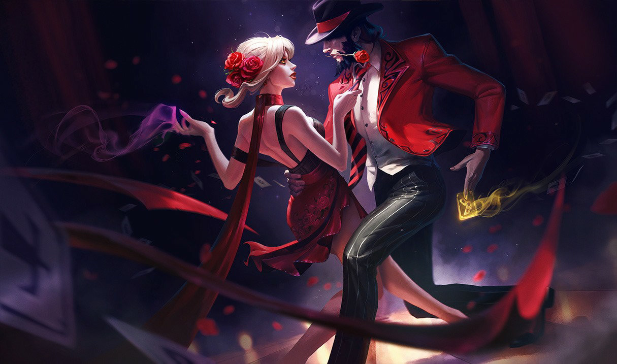 Tango Twisted Fate splash art