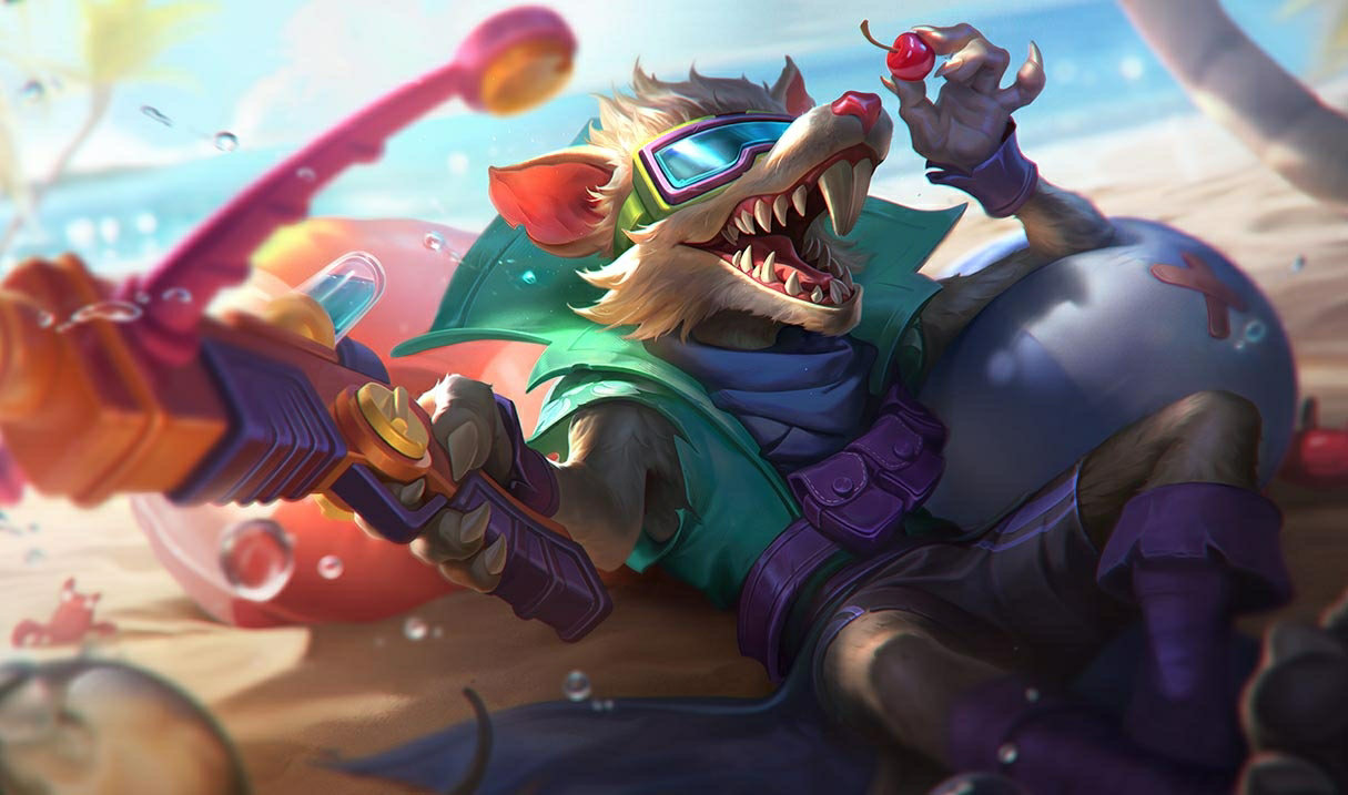 Pool Party Twitch splash art