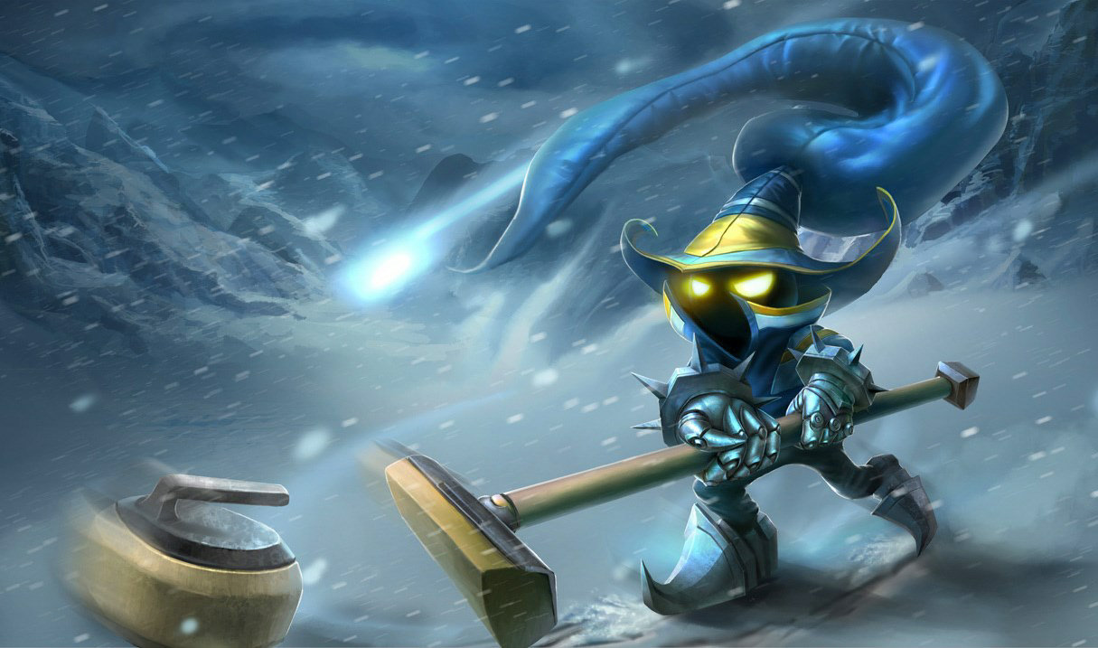 Curling Veigar splash art