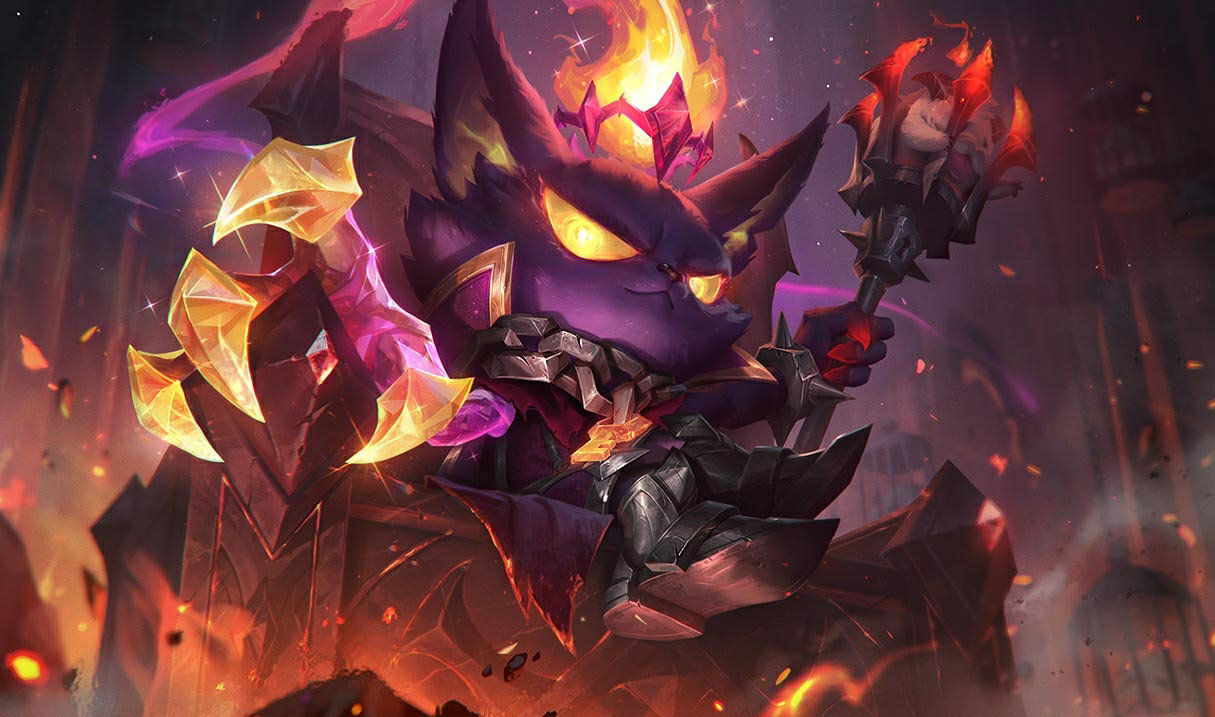 Prestige Magma Chamber Veigar splash art