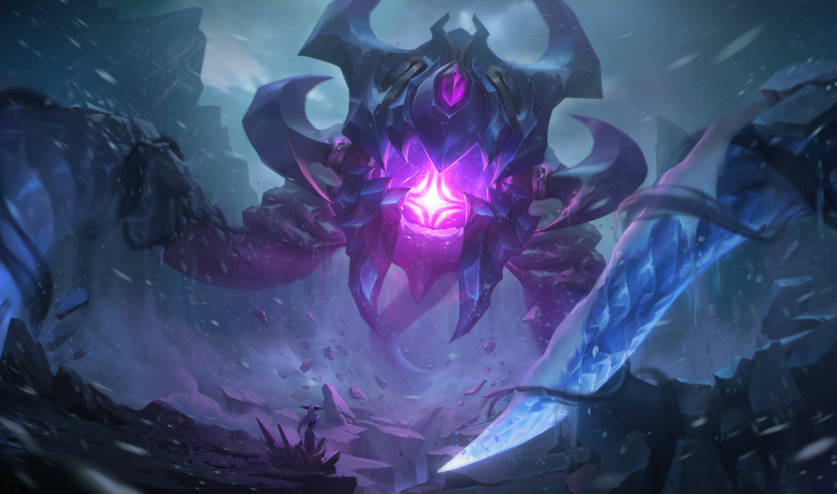 Blackfrost Vel’Koz splash art