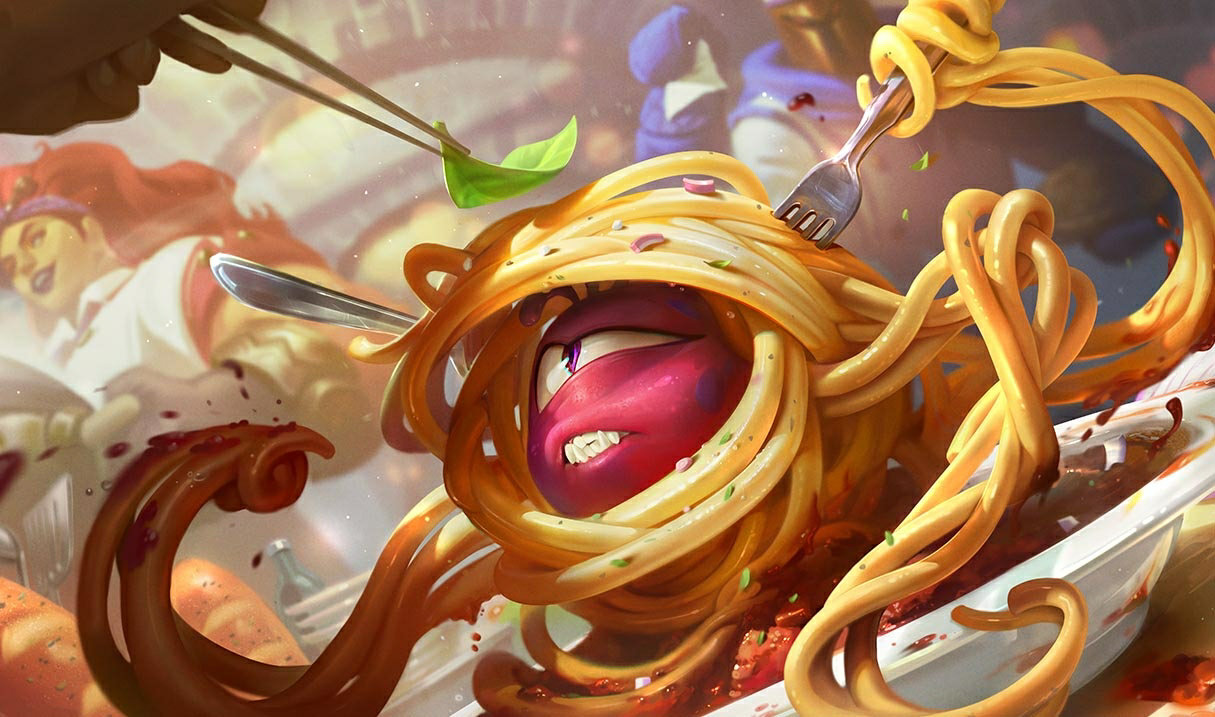 Spaghetti alla Vel’Koz splash art