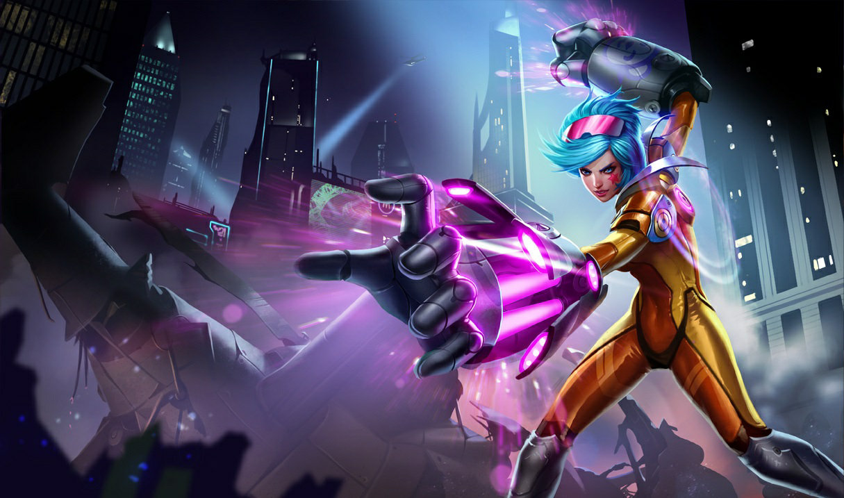 Neon Strike Vi splash art