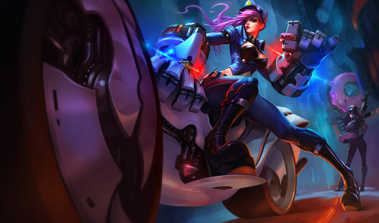 Officer Vi splash art
