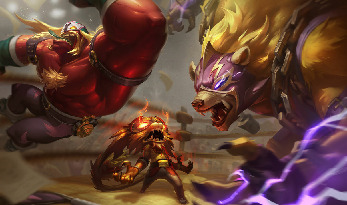 El Rayo Volibear splash art