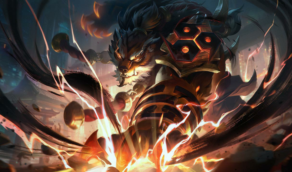 Inkshadow Volibear splash art