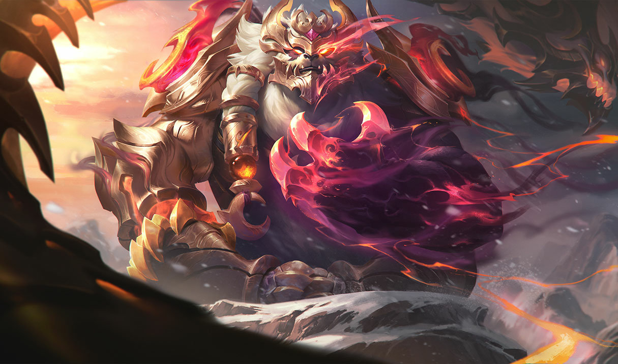 Prestige Duality Dragon Volibear splash art