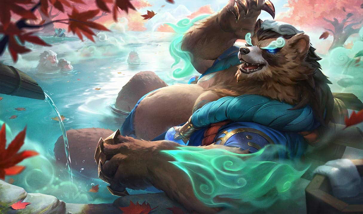 Spirit Blossom Springs Volibear splash art
