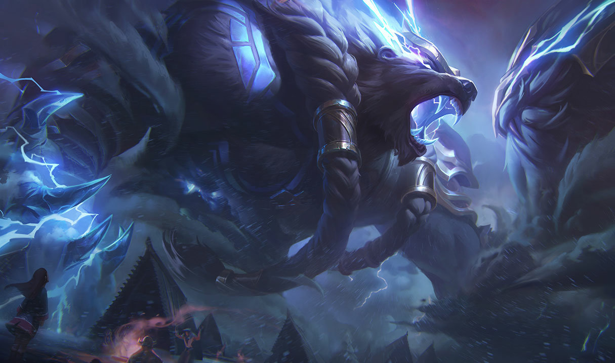Thunder Lord Volibear splash art