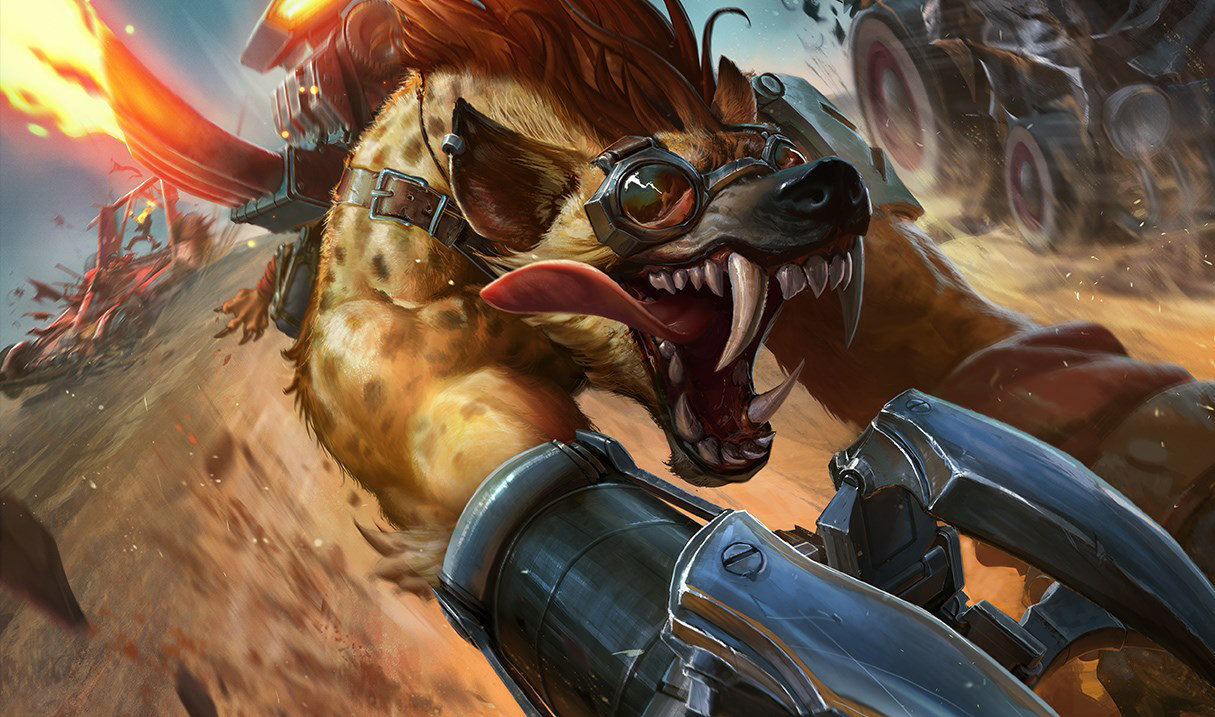 Hyena Warwick splash art