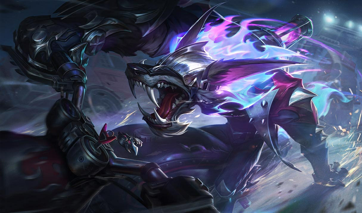 Warhound Warwick splash art
