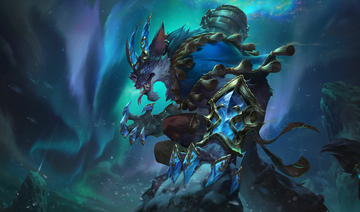 Winterblessed Warwick splash art