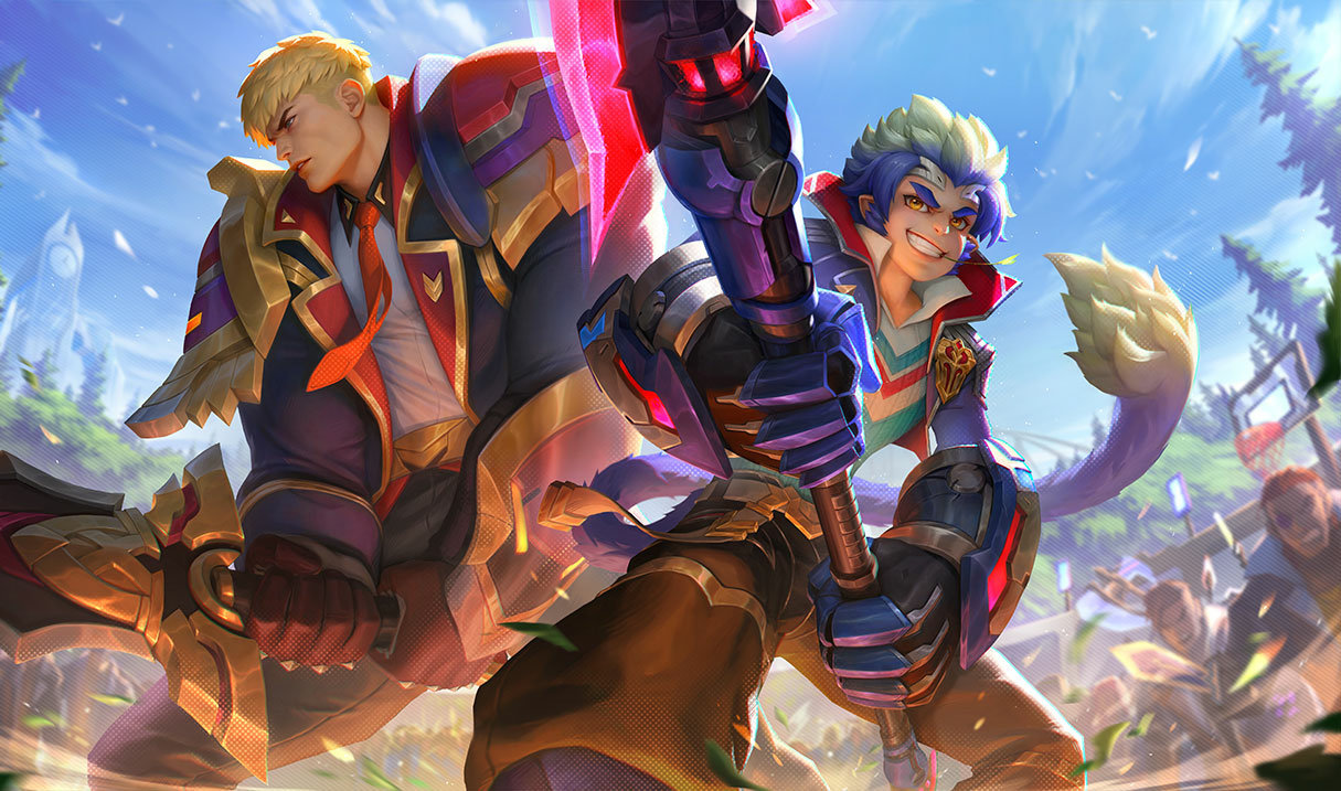 Battle Academia Wukong splash art
