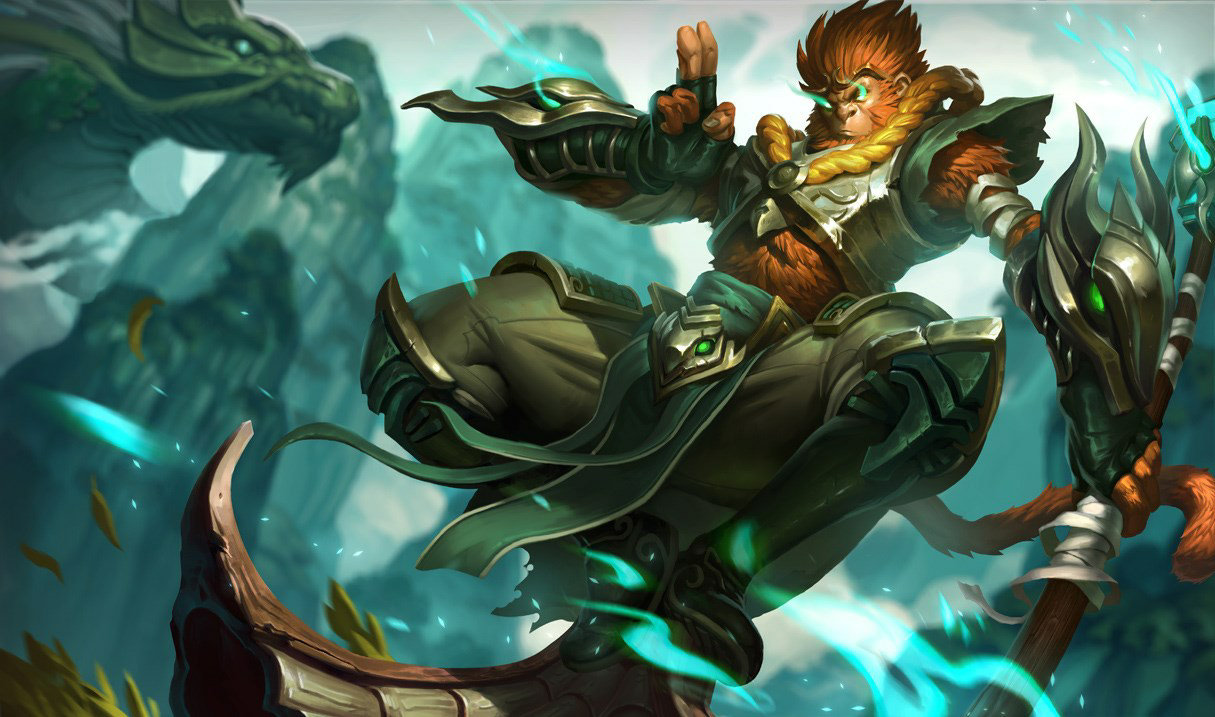 Jade Dragon Wukong splash art