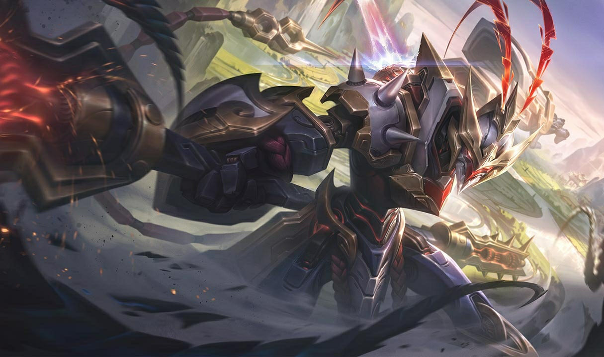 Mecha Kingdoms Wukong splash art