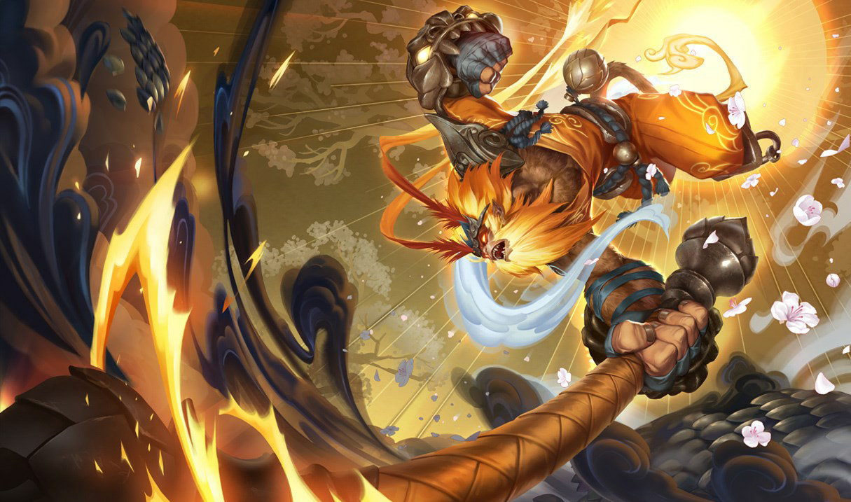 Radiant Wukong splash art
