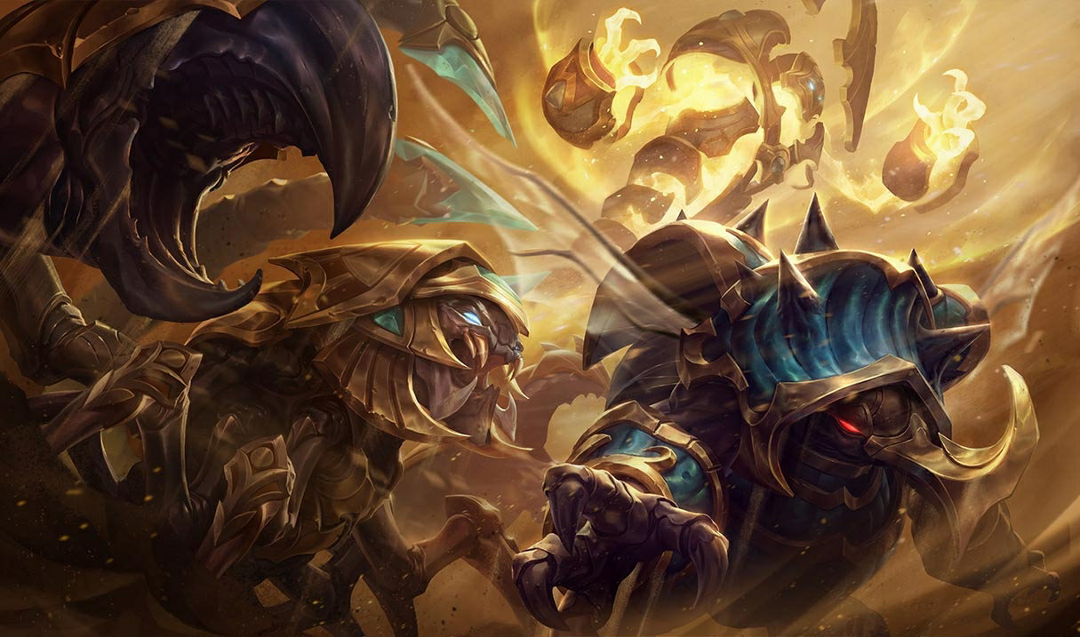 Guardian of the Sands Xerath splash art