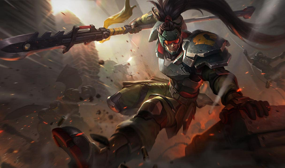 Commando Xin Zhao splash art