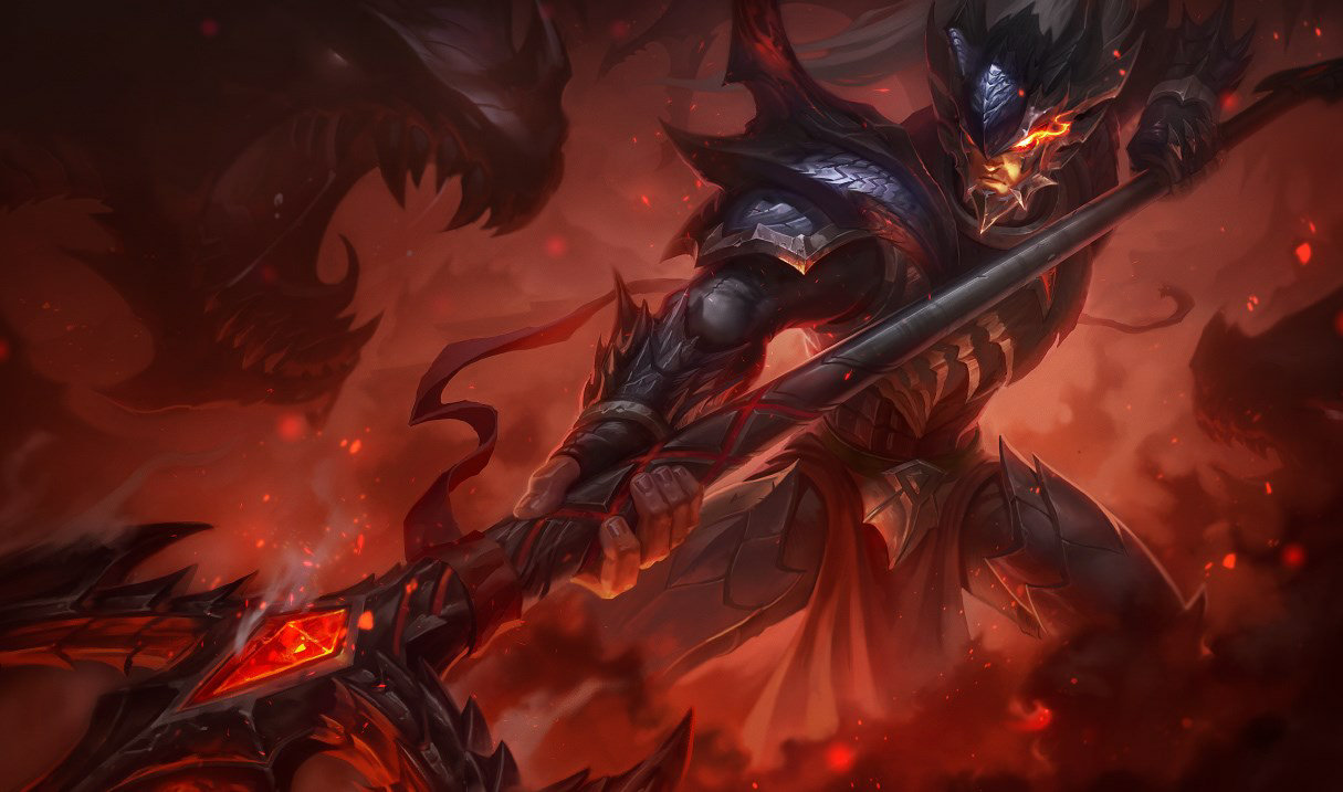Dragonslayer Xin Zhao splash art