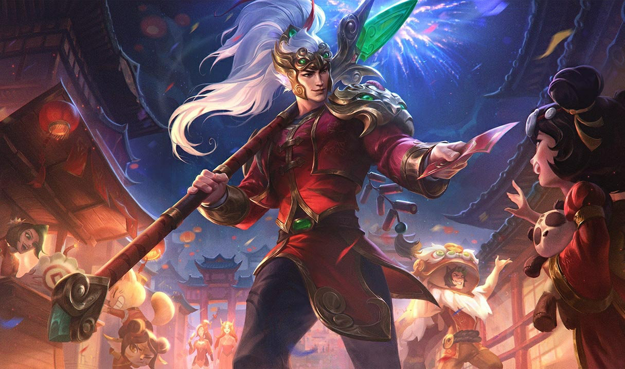 Firecracker Xin Zhao splash art