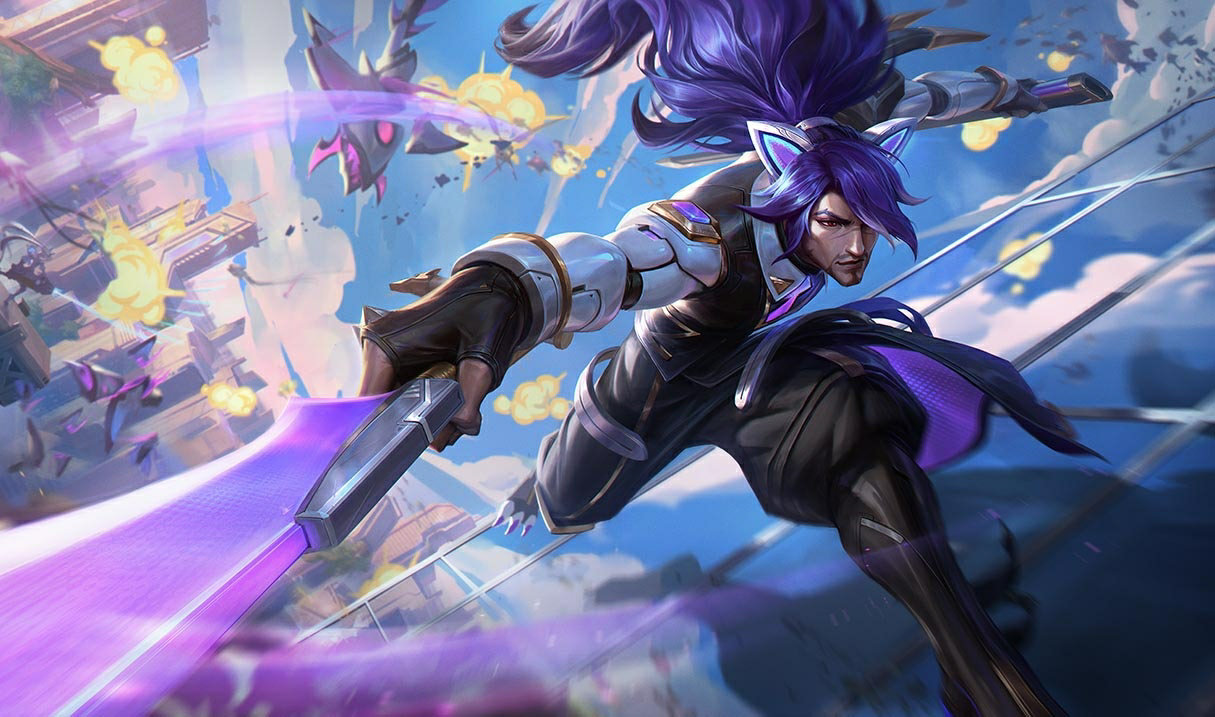 Battle Wolf Yasuo splash art