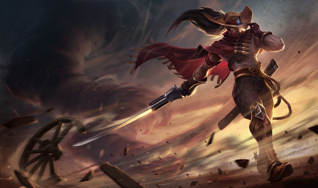 High Noon Yasuo splash art