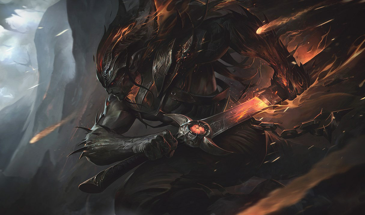 Nightbringer Yasuo splash art
