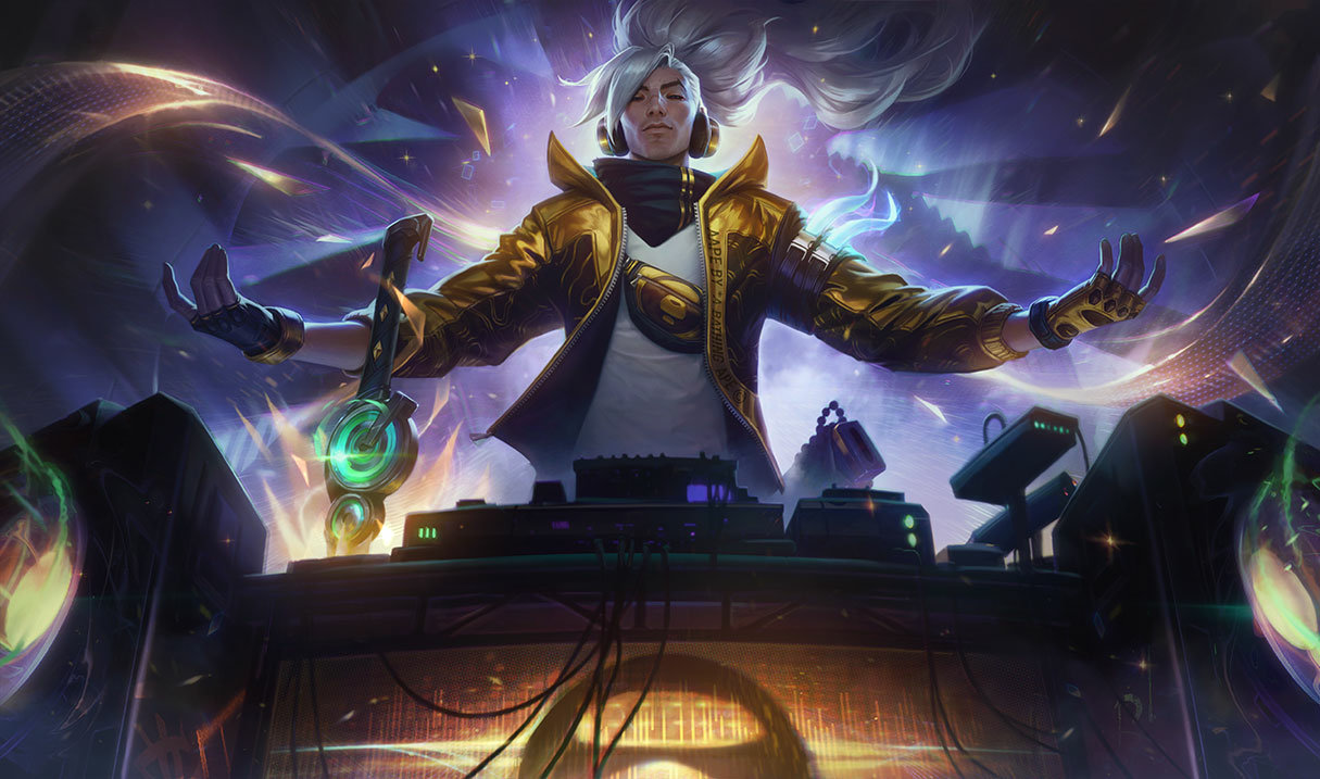 Prestige True Damage Yasuo splash art