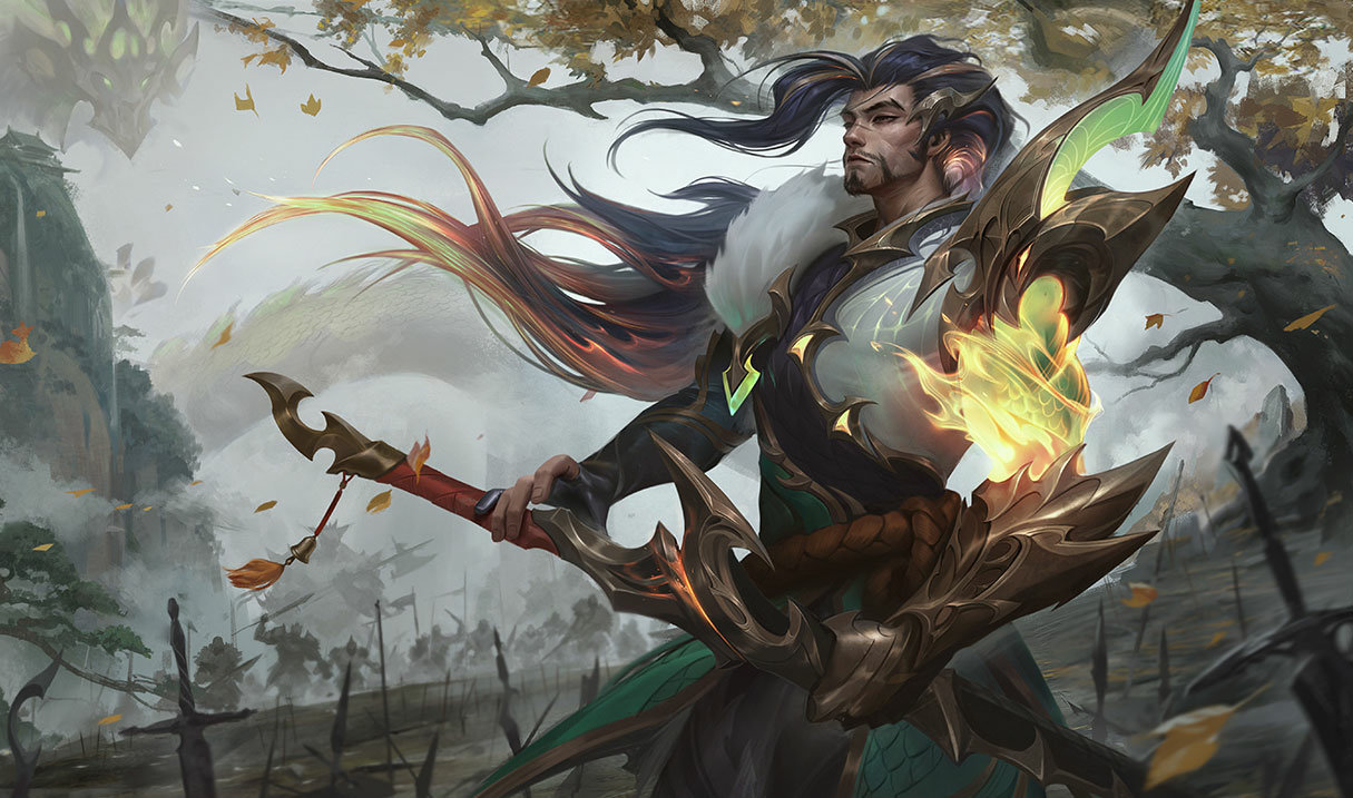 Truth Dragon Yasuo splash art
