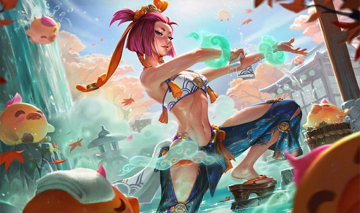 Spirit Blossom Springs Yunara splash art
