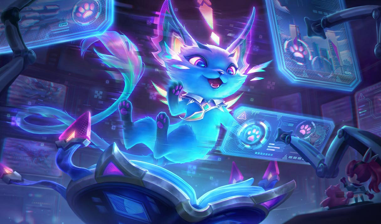 Cyber Cat Yuumi splash art