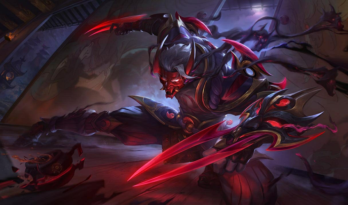 Blood Moon Zed splash art