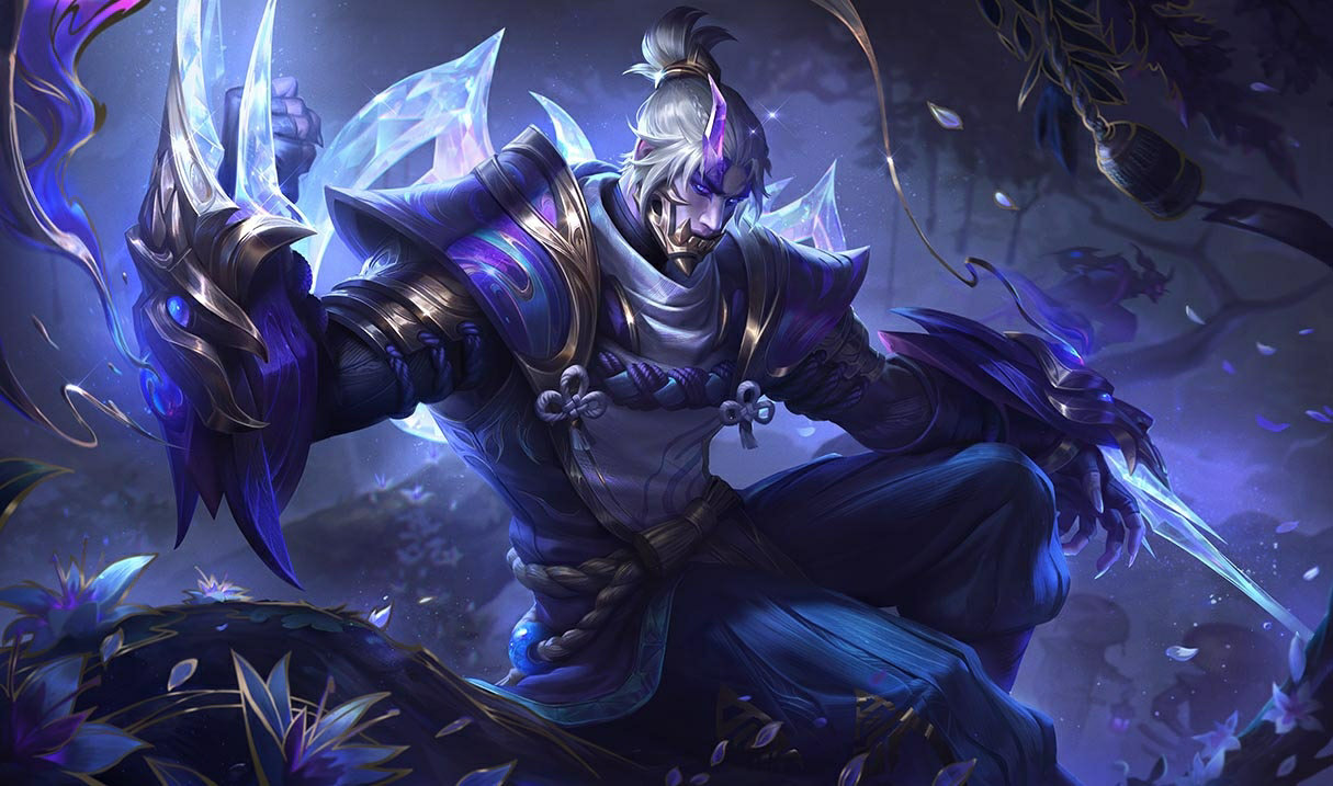 Prestige Spirit Blossom Zed splash art