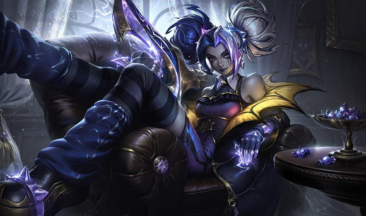 Prestige Fright Night Zeri splash art