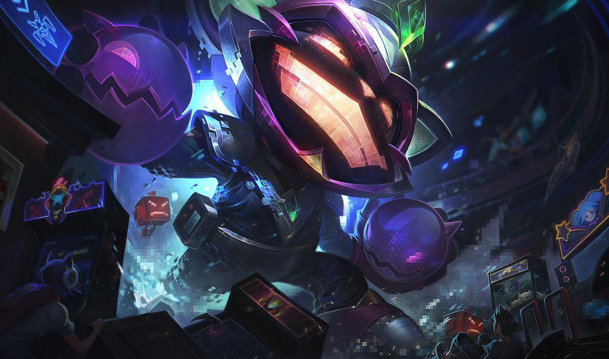 Battle Boss Ziggs splash art
