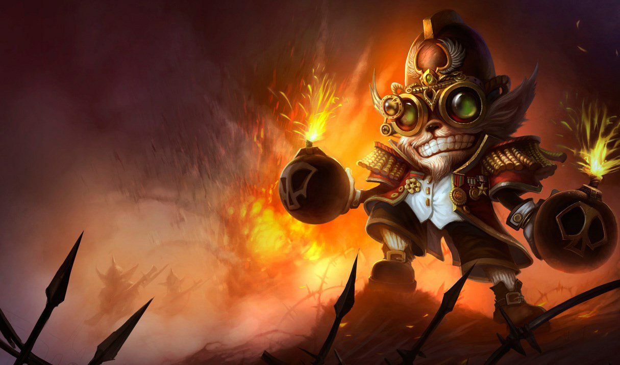 Major Ziggs splash art