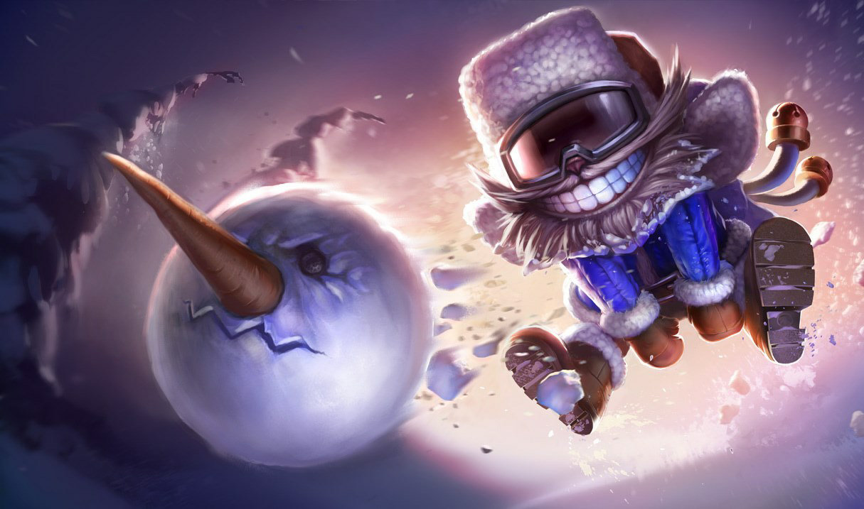 Snow Day Ziggs splash art