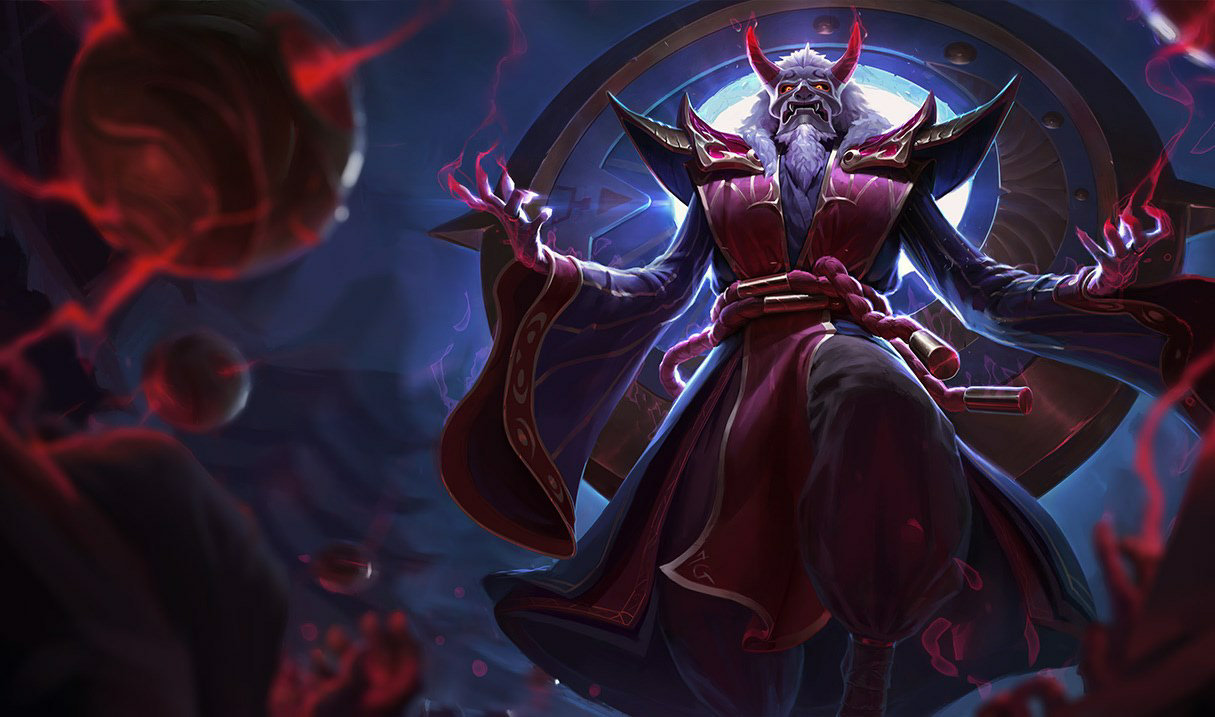 Blood Moon Zilean splash art