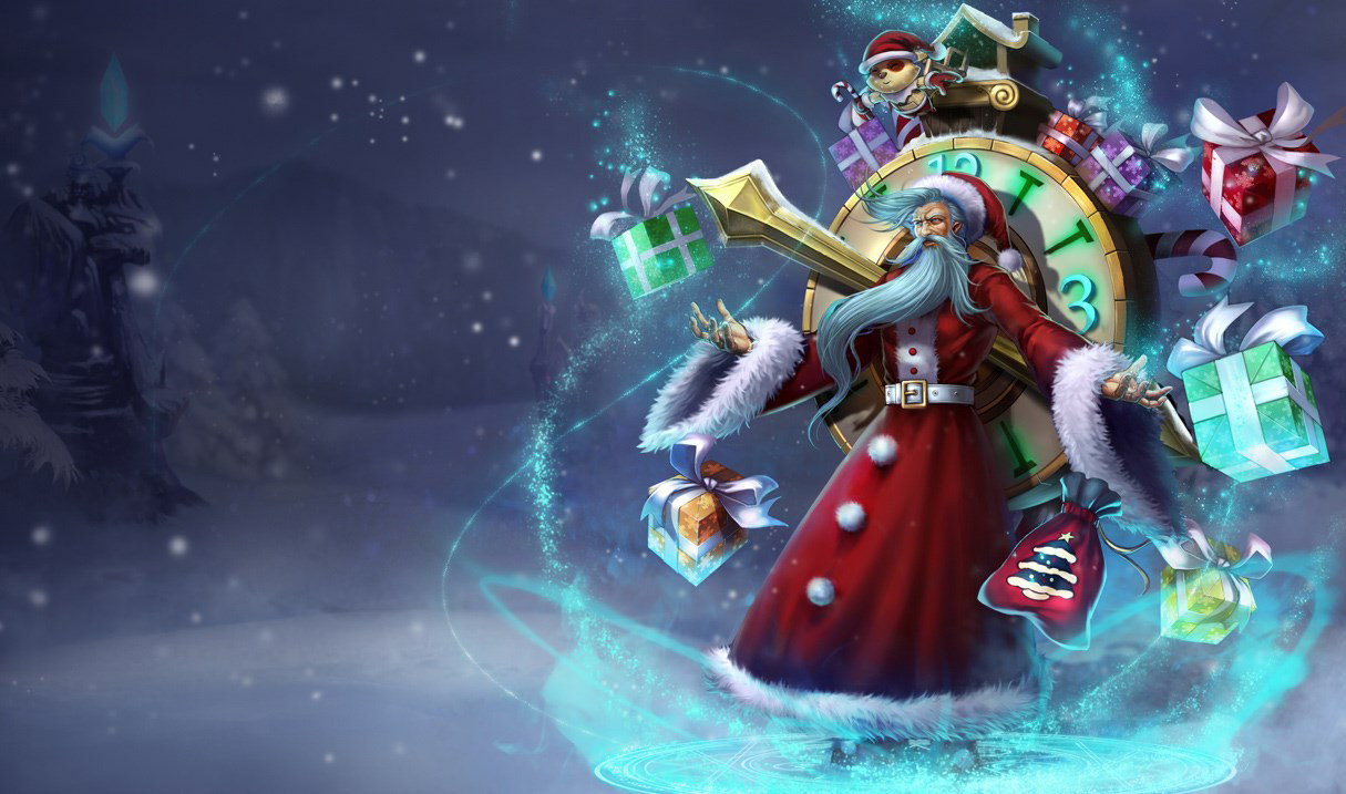 Old Saint Zilean splash art