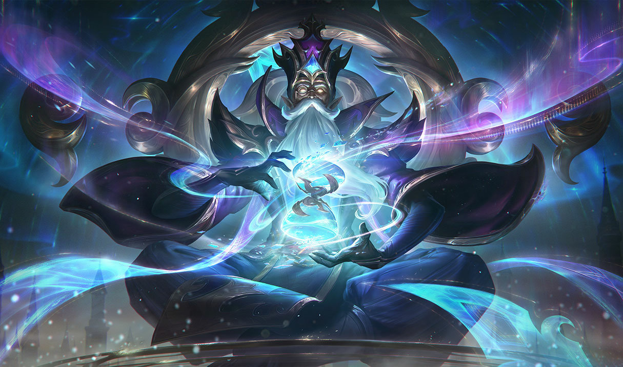 Winterblessed Zilean splash art