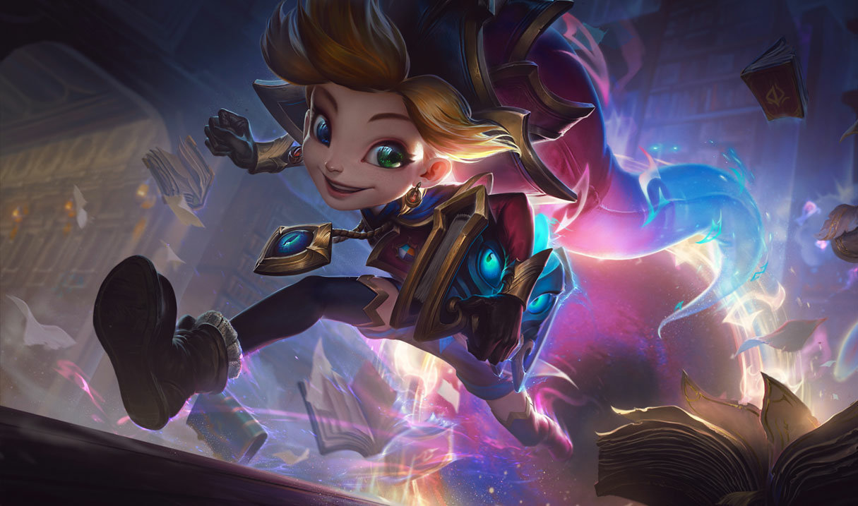 Arcanist Zoe splash art