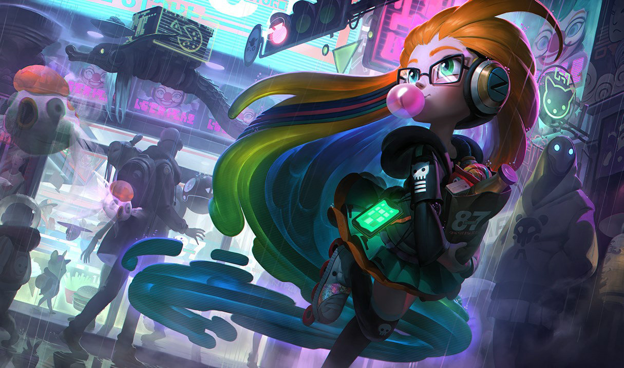 Cyber Pop Zoe splash art