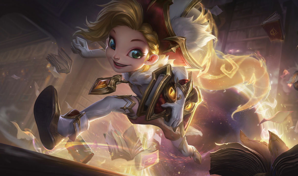 Prestige Arcanist Zoe splash art
